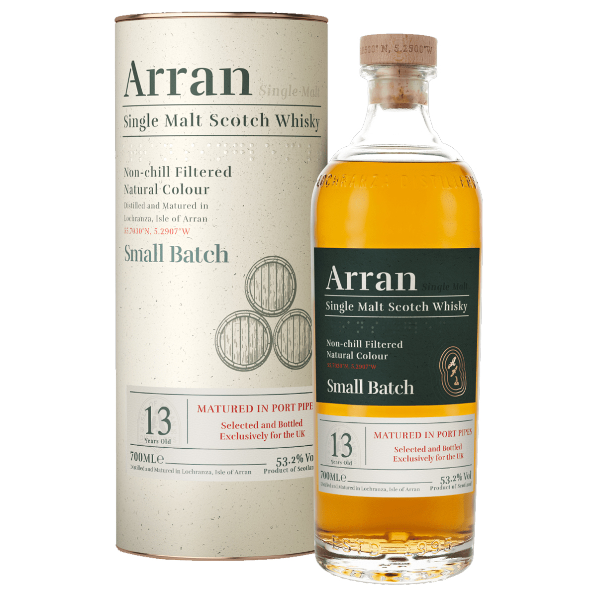 Arran 13 Year Old Small Batch Port Pipe