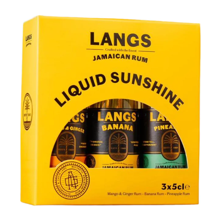 Lang's Rum Liquid Sunshine Gift Pack (3x5cl)