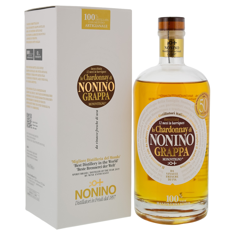 Nonino Monovitigno Grappa Lo Chardonnay in Barriques