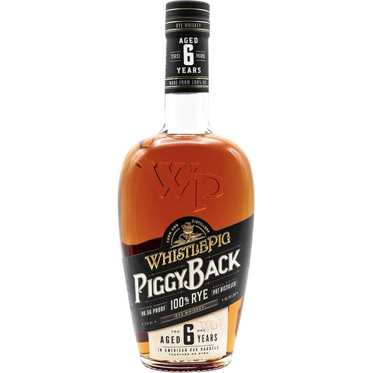 WhistlePig Piggy Back 6 Year Old Rye Whiskey